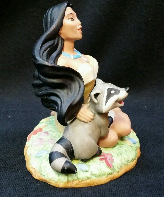 Pocahontas & Meeko Raccoon Figurine-2