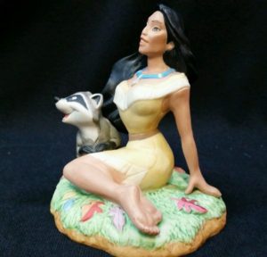 Pocahontas & Meeko Raccoon Figurine-4