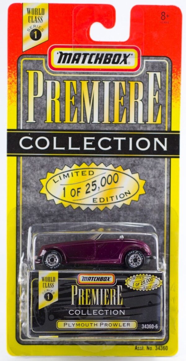Plymouth Prowler “Purple - 1 of 25,000”! (Matchbox “Premiere World Class” Limited Edition Collection Series-1) “Rare-Vintage” (1996) 