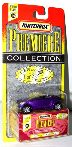 Plymouth Prowler “Metallic Purple– 1 of 25,000”! (Matchbox “Premiere World Class” Limited Edition Collection Series-14) “Rare-Vintage” (1998) 