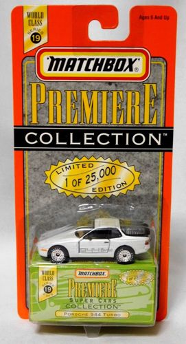 1987 MATCHBOX SUPERFAST MB 71 RED PORSCHE 944 TURBO NEW ON CARD 