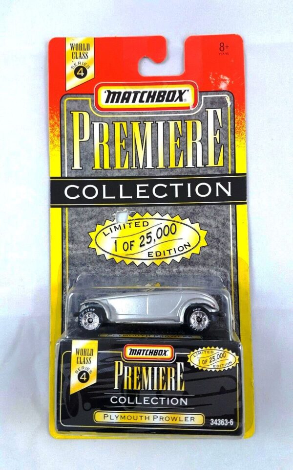 Plymouth Prowler “Silver- 1 of 25,000”! (Matchbox “Premiere World Class” Limited Edition Collection Series-4) “Rare-Vintage” (1996) 