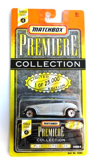 Plymouth Prowler “Silver- 1 of 25,000”! (Matchbox “Premiere World Class” Limited Edition Collection Series-4) “Rare-Vintage” (1996) 