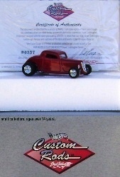 Vern Luce Coupe “Custom Rod” (1) Vern Luce Coupe “Custom Rod” (Hotwheels Collectibles “Exclusive  Limited Edition Boyd Coddington Custom Rods Box Set) “Rare-Vintage” (1996)