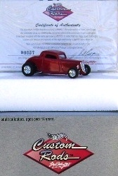 Vern Luce Coupe “Custom Rod” (2) Vern Luce Coupe “Custom Rod” (Hotwheels Collectibles “Exclusive  Limited Edition Boyd Coddington Custom Rods Box Set) “Rare-Vintage” (1996)