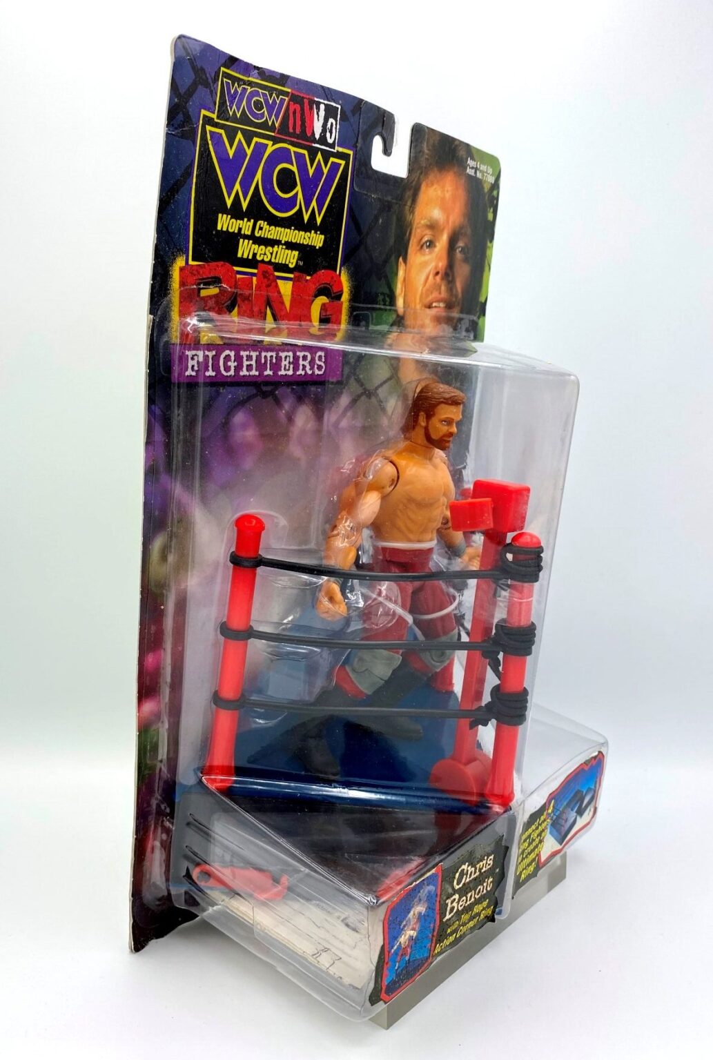 Benoit Top Rope WCW/NWO Ring Fighters Authentic Figures! Chris Benoit (The Crippler!) w ...