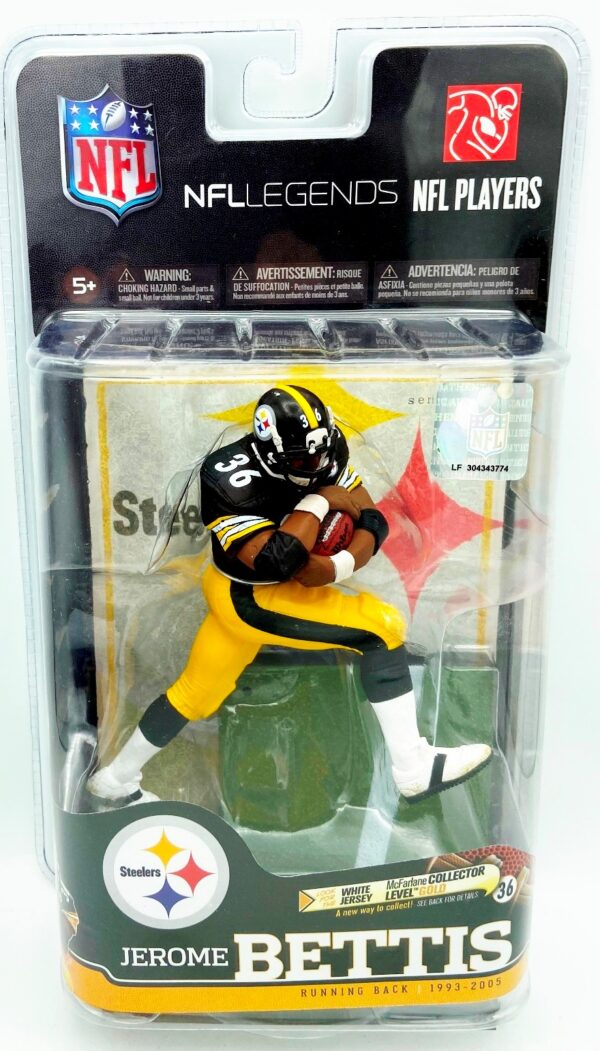 2010 McFarlane Leg-6 Jerome Bettis Black (1) 2010 McFarlane Leg-6 Jerome Bettis Black (1)