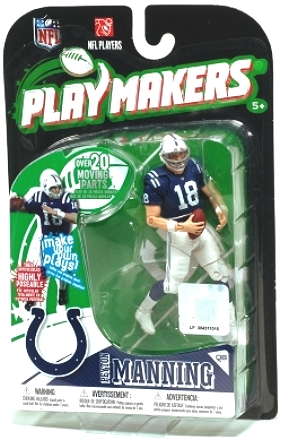 2010 McFarlane NFL Play Makers Peyton Manning (Blue & White) S-1 (3)