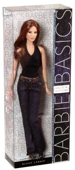 Barbie Basics Silver & Black Sequin Halter Neck To Look No 3 Collection 002 New 