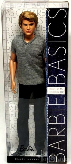 2011 Barbie Basics Model No. 16 Blonde Hair Blue Eyed Face Sculpt