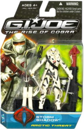 Storm Shadow “Arctic Threat”! (G.I. JOE The Rise of Cobra Movie") Series “Rare-Vintage” (2009)