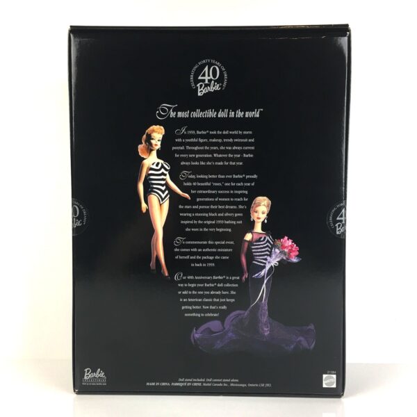 40th Anniversary Barbie (1959-1999 "Brunette") Collector Edition Series) “Rare-Vintage” (1999)