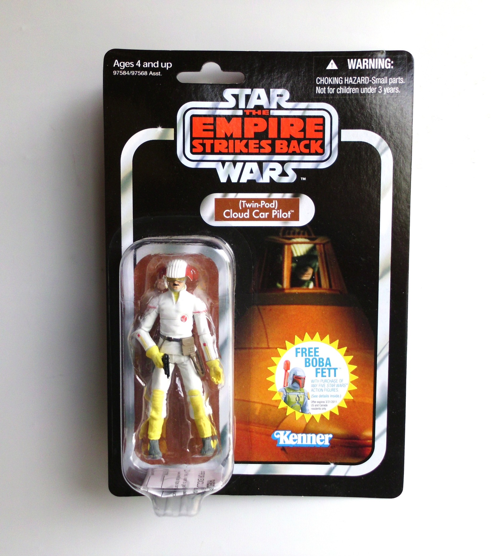 Vintage Authentic Cloud Car Pilot “TwinPod” (Star Wars “The Vintage