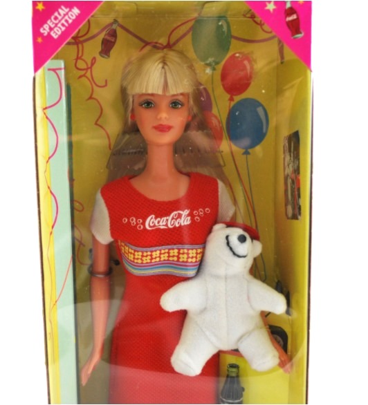 Coca-Cola Party Barbie (“Play Scene Special Edition Coca-Cola Party Barbie Series”) “Rare-Vintage” (1999)