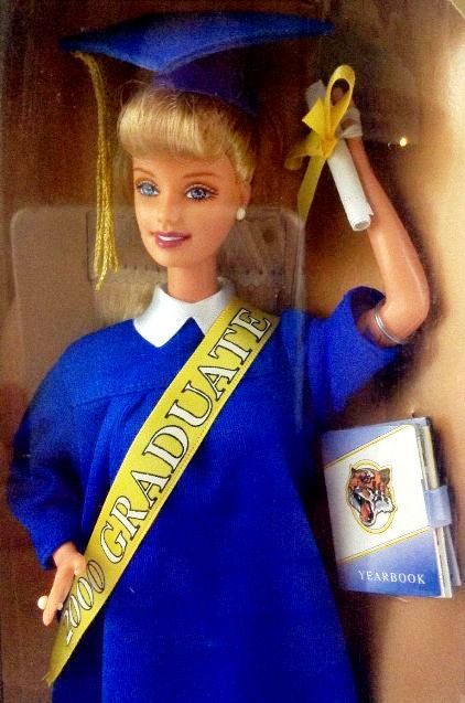 Millennium Grad Barbie (Blue)-A (1a)