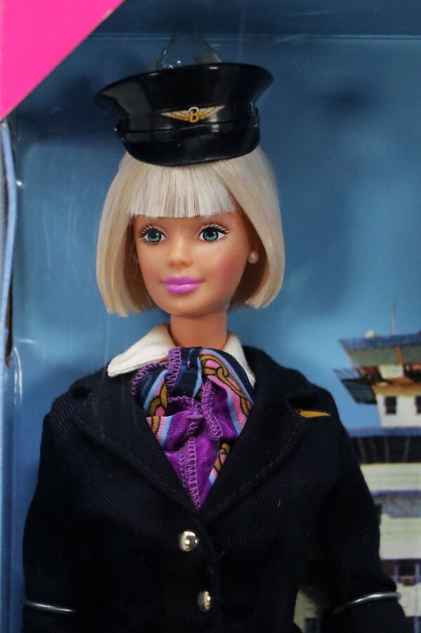 Pilot Barbie (Special Edition) #24017 (1999)-b Pilot Barbie “Short Blonde Hair” (The Career Collection “Toys R Us Exclusive” Special Edition) “Rare-Vintage” (1999)