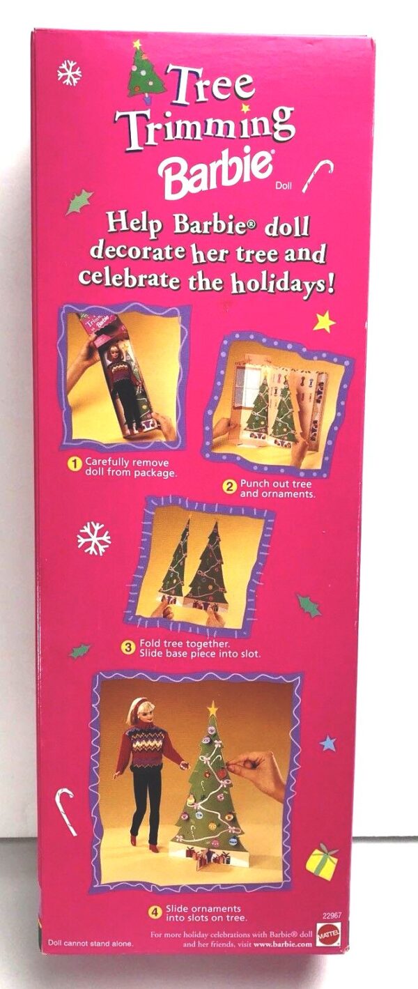 Tree Trimming Barbie-01ee Tree Trimming “Barbie” (Holiday Edition “Toys R Us Exclusive” Special Edition Collection) “Rare-Vintage” (1998)