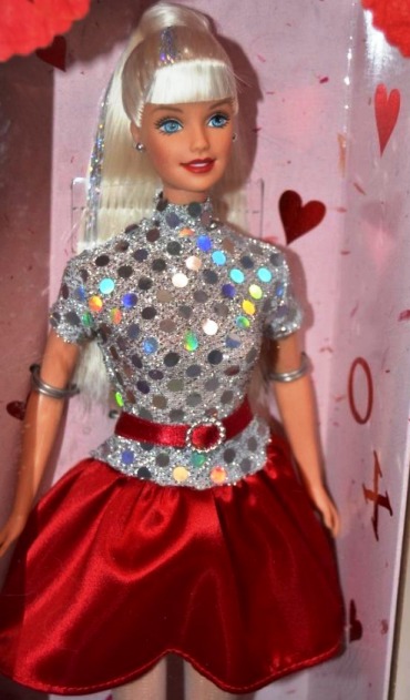 Xxxooo Barbie-2a XXXOOO Valentine Barbie (Walmart "Blonde" Exclusive Special Edition Barbie Series) "Rare-Vintage" (1999)