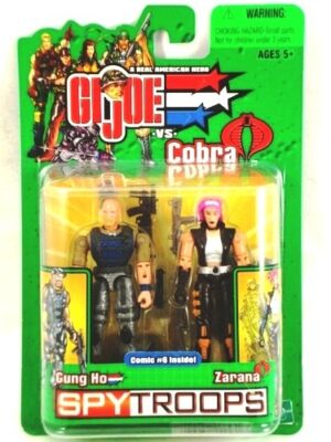 Gi Joe Gung Ho Vs Zarana (2 Pack Spytroops) Gi Joe Gung Ho Vs Zarana (2 Pack Spytroops)
