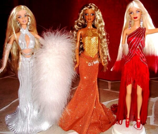 DIVA COLLECTION (All) Diva “All That Glitters” Barbie-#2 (Diva Collection “Streak-Blonde” Collector Edition) "Rare-Vintage" (2002)