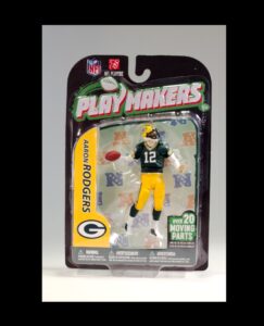 2012 McFarlane NFL Play Makers Aaron Rodgers (Green & Yellow) S-3 (1)