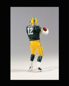 2012 McFarlane NFL Play Makers Aaron Rodgers (Green & Yellow) S-3 (2)