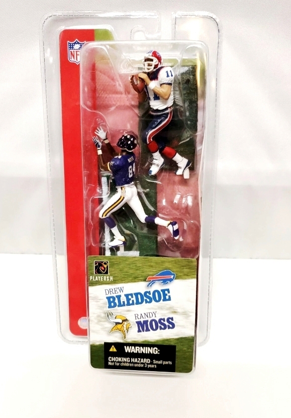 2004 McFarlane Randy Moss-Drew Bledsoe 3-inch (2-Pack) (1)