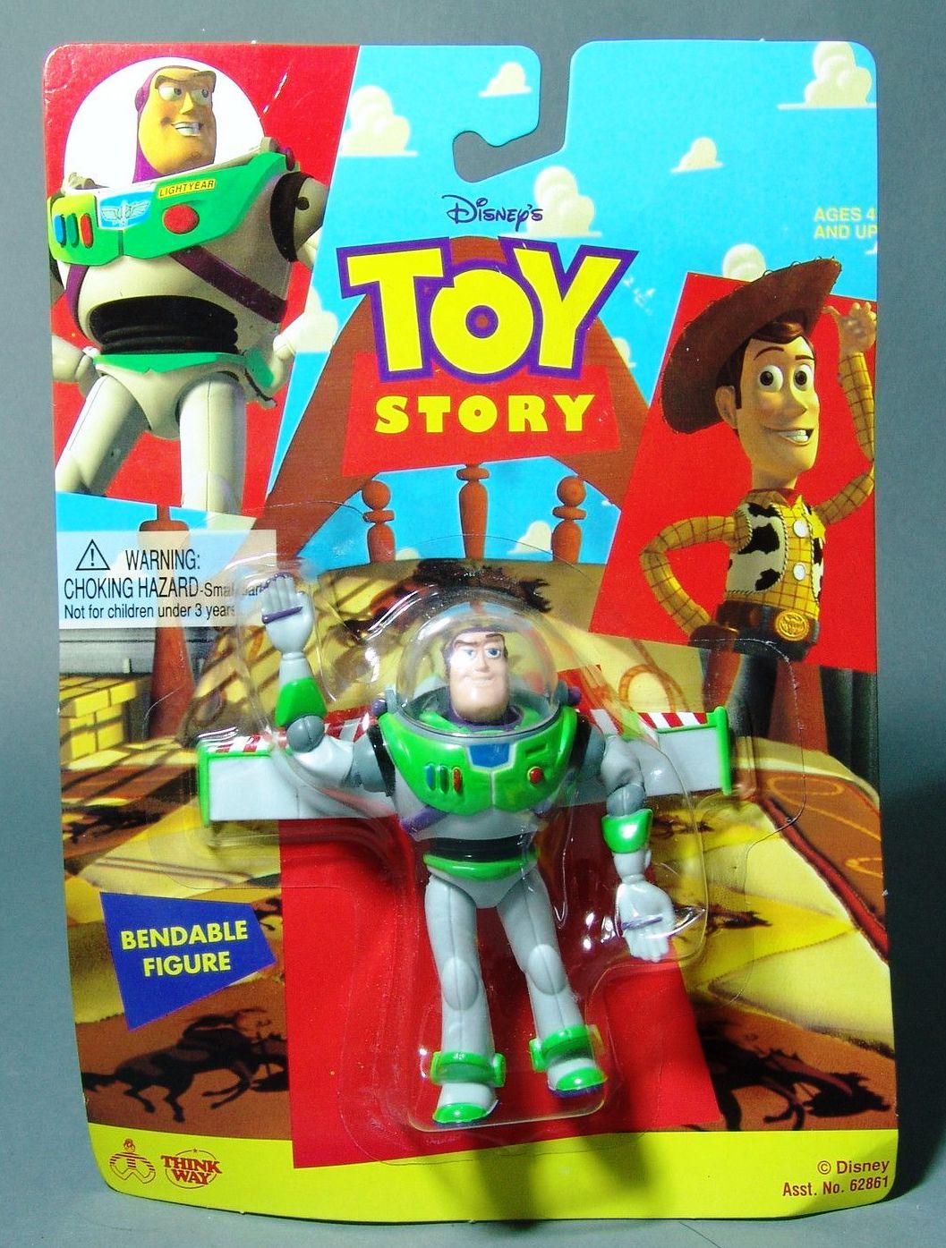 Toy Story Large poseable 18" "Happy Birthday" Buzz Lightyear with Alien Plush!