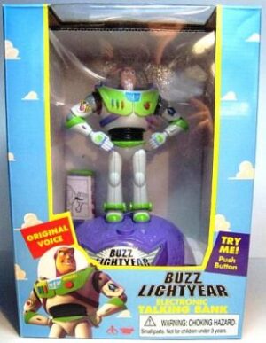 Buzz Lightyear electronic talking bank (1995) Buzz Lightyear electronic talking bank (1995)