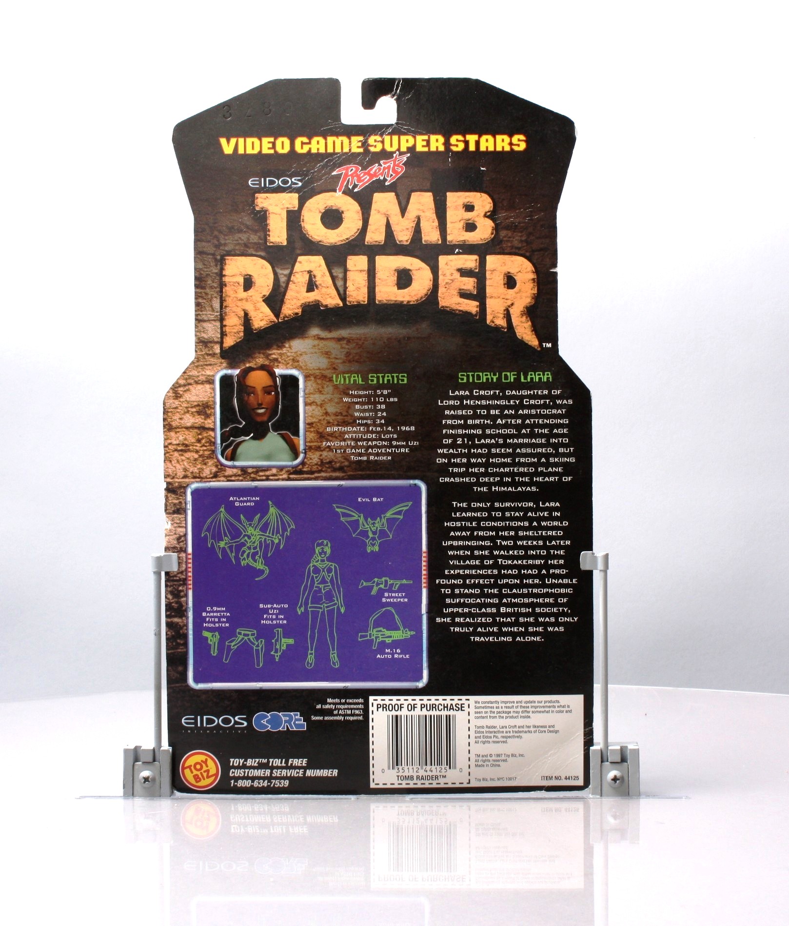 Tomb Raider Lara Croft W Wicked Weapons And Ferocious Foes Adventures Of Lara Croft Collector S Series Rare Vintage 1997 Now And Then