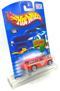 2002-A Hotwheels Red Lines Chevy Nomad #04 of #4 Orange=8 (3)