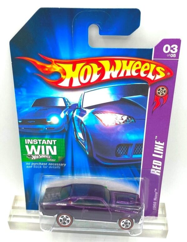 2006 Hotwheels Red Lines 1968 Nova #3 of #5 Purple=2 (2)