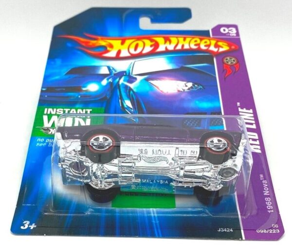 2006 Hotwheels Red Lines 1968 Nova #3 of #5 Purple=2 (5)