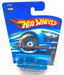 2006 Hotwheels Red Lines '69 Pontiac Firebird #5 of #5 Blue=4 (2)