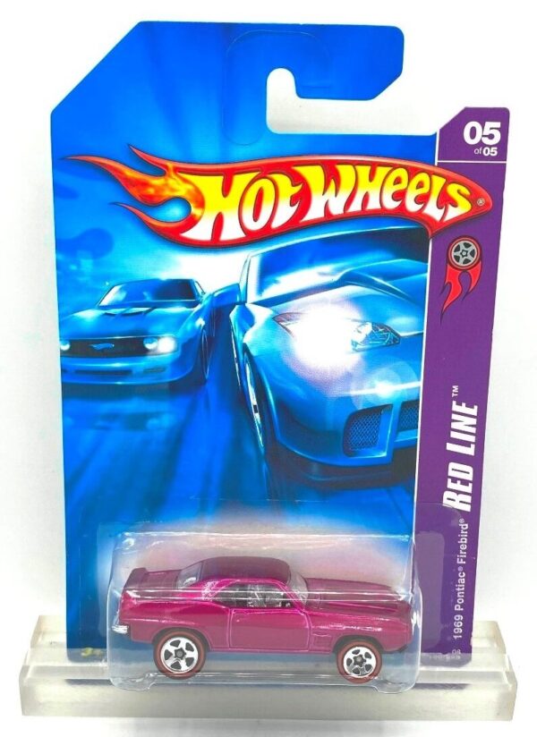 2006 Hotwheels Red Lines 69 Pontiac Firebird #5 of #5 Purple=1 (1)