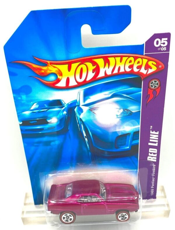 2006 Hotwheels Red Lines 69 Pontiac Firebird #5 of #5 Purple=1 (2)