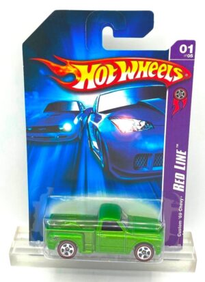 2006 Hotwheels Red Lines Custom '69 Chevy #1 of #5 Green=2 (6)