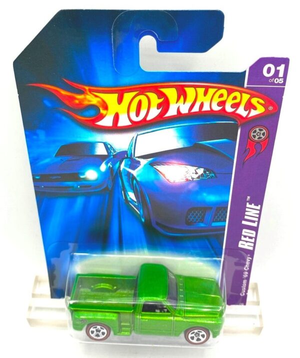 2006 Hotwheels Red Lines Custom '69 Chevy #1 of #5 Green=2 (7) 2006 Hotwheels Red Lines Custom '69 Chevy #1 of #5 Green=2 (7)