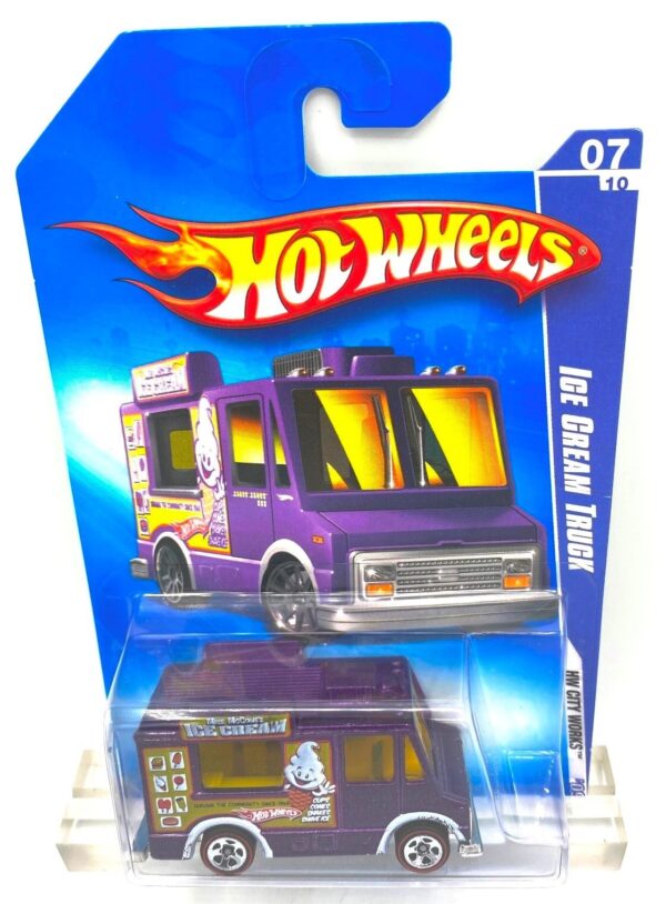 2009 HW City Works R L Ice Cream Truck #7 of #10 Purple=3 (2) 2009 HW City Works R L Ice Cream Truck #7 of #10 Purple=3 (2)