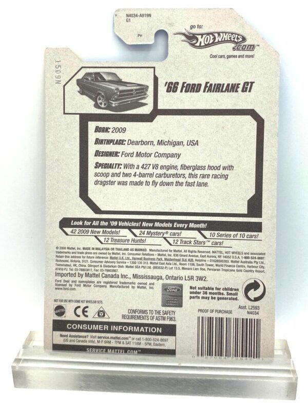 2009 R L New Models 66 Ford Fairlane GT #31 of #42 Dark Red=6 (7) 2009 R L New Models 66 Ford Fairlane GT #31 of #42 Dark Red=6 (7)