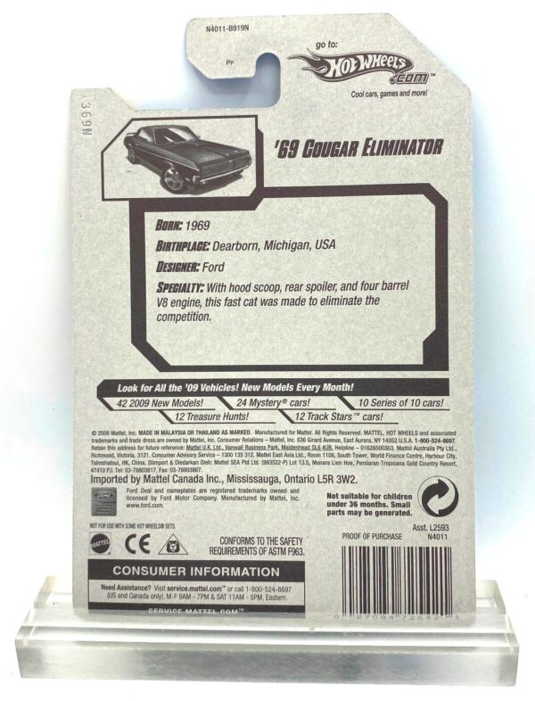 2009 R L New Models 69 Cougar Eliminator #8 of #42 Purple=5 (7) 2009 R L New Models 69 Cougar Eliminator #8 of #42 Purple=5 (7)