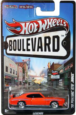 Boulevard '70 Pontiac GTO Judge (Orange) Legends (Hotwheels “Collector Series 1:64 Scale”) “Rare-Vintage” (2011-2012)