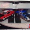 '65 - '66 Mustang Monthly Magazine-c '65 Mustang GT-500 Red & '66 Mustang Fastback Blue (Adult Collector) 100% Hotwheels Ltd Ed Series 1:64 Scale 2-Car Box Set) “Rare-Vintage” (2000)