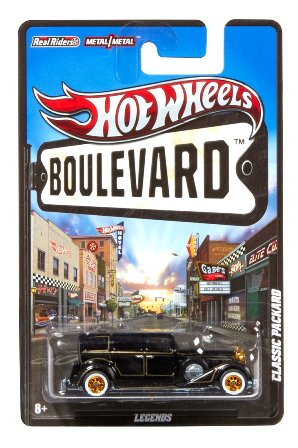 Boulevard CLASSIC PACKARD (Black) Legends (Hotwheels “Collector Series 1:64 Scale”) “Rare-Vintage” (2011-12)