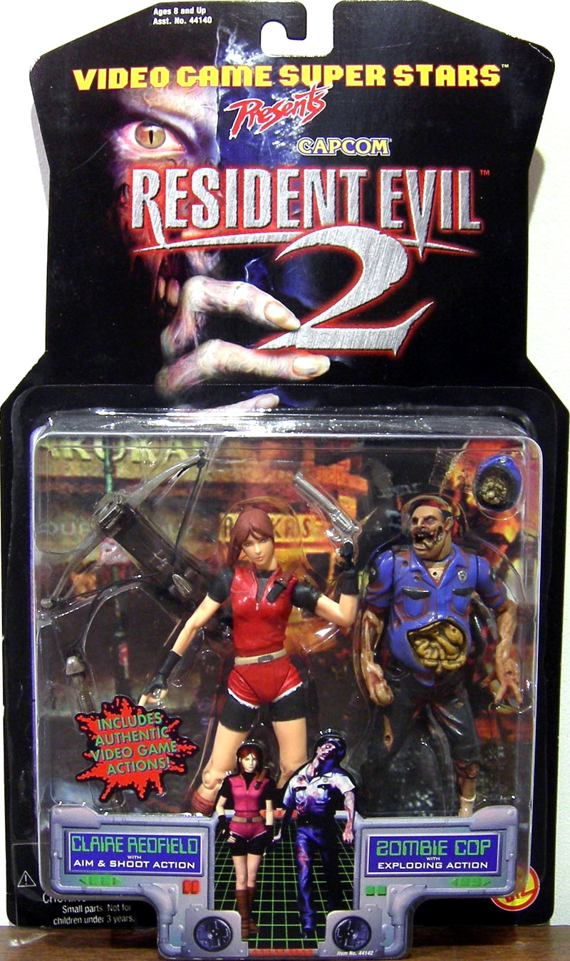 Claire Redfield and Zombie Cop “Platinum Series Video Game Super 