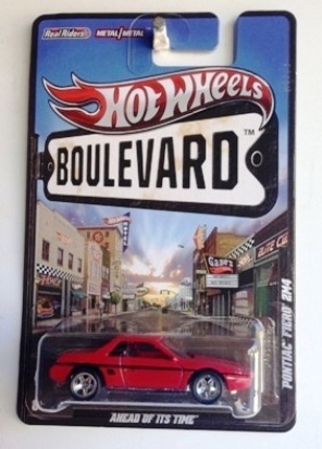 Boulevard PONTIAC FIERO 2M4 (Red) Ahead Of Its Time (Hotwheels “Collector Series 1:64 Scale”) “Rare-Vintage” (2012)