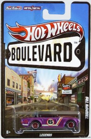 Boulevard TRIUMPH TR6 (Purple) Legends (Hotwheels “Collector Series 1:64 Scale”) “Rare-Vintage” (2011-12)
