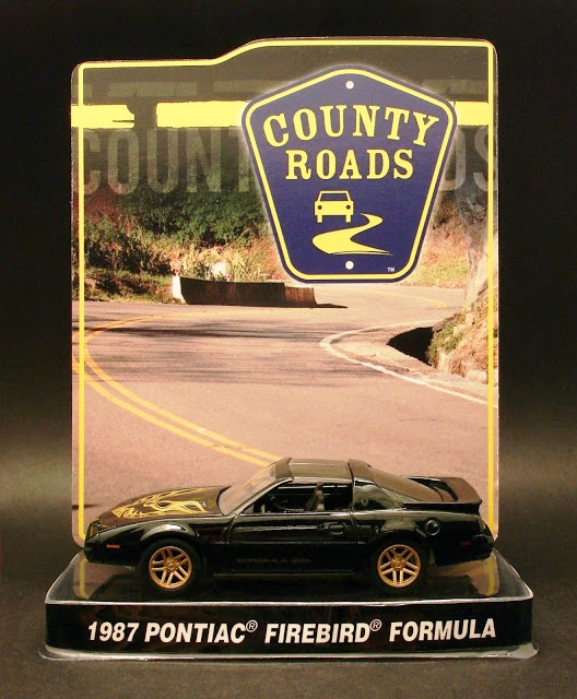 1987 Pontiac Firebird Formula County Roads-1ab 1987 Pontiac Firebird Formula “1:64 Scale Black”! (Greenlight SE County Roads "Limited Edition" Series-4) “Rare-Vintage” (2010)