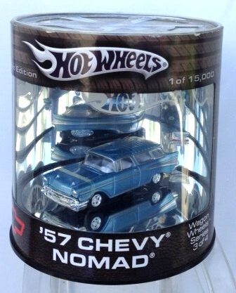 Vintage Mirror Reflection Collection “'57 Chevy Nomad Limited Edition-Wagon  Wheels Series #3 of 4” (Hot Wheels Collectibles 1:64 Scale) “Rare-Vintage” 