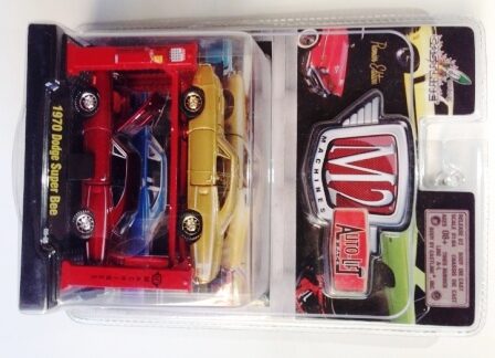 1970 Dodge Super Bee “Chase Car" Metallic Gold (“M2 Auto-Lift 2-Car Set Premium Limited Edition”) 1:64 Scale (2009)